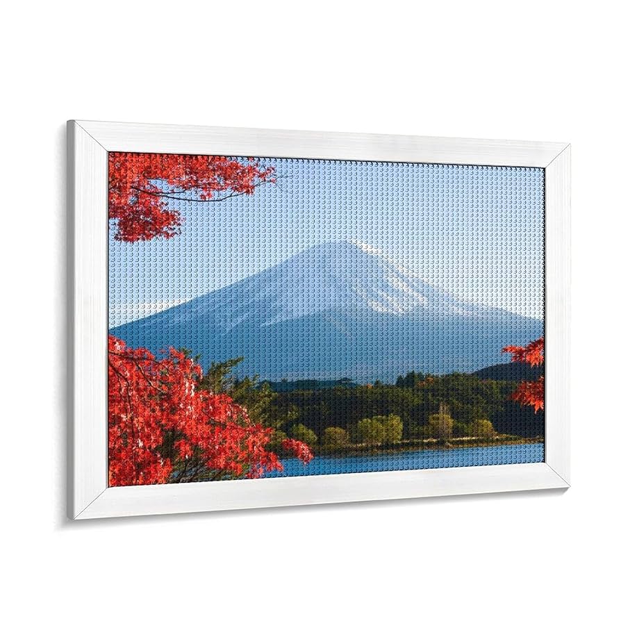 Amazon | ダイヤモンドアート キット 富士山 日本 紅葉 5D
