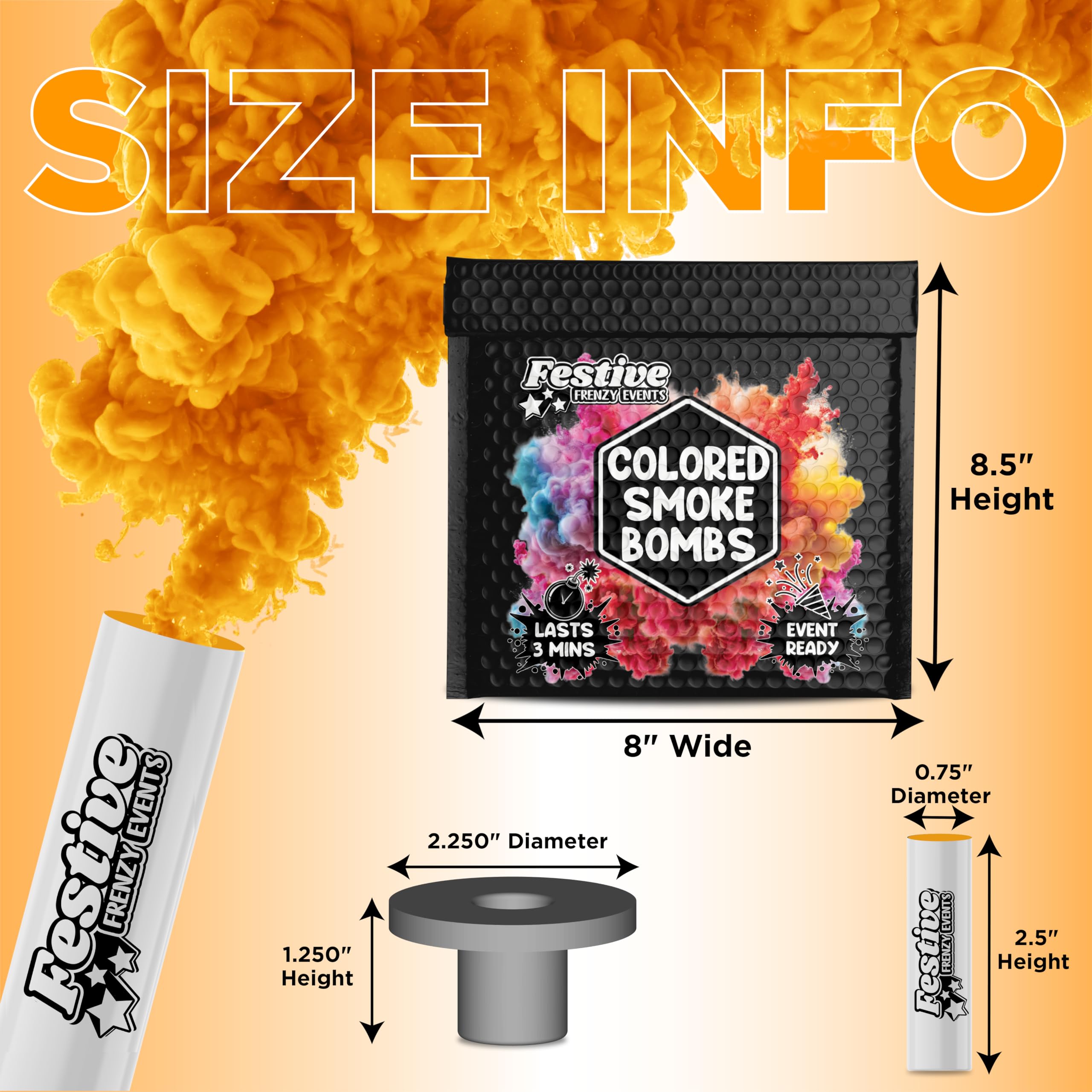 Colored Smoke Bombs for Photography - Colored Smoke Sticks - Great