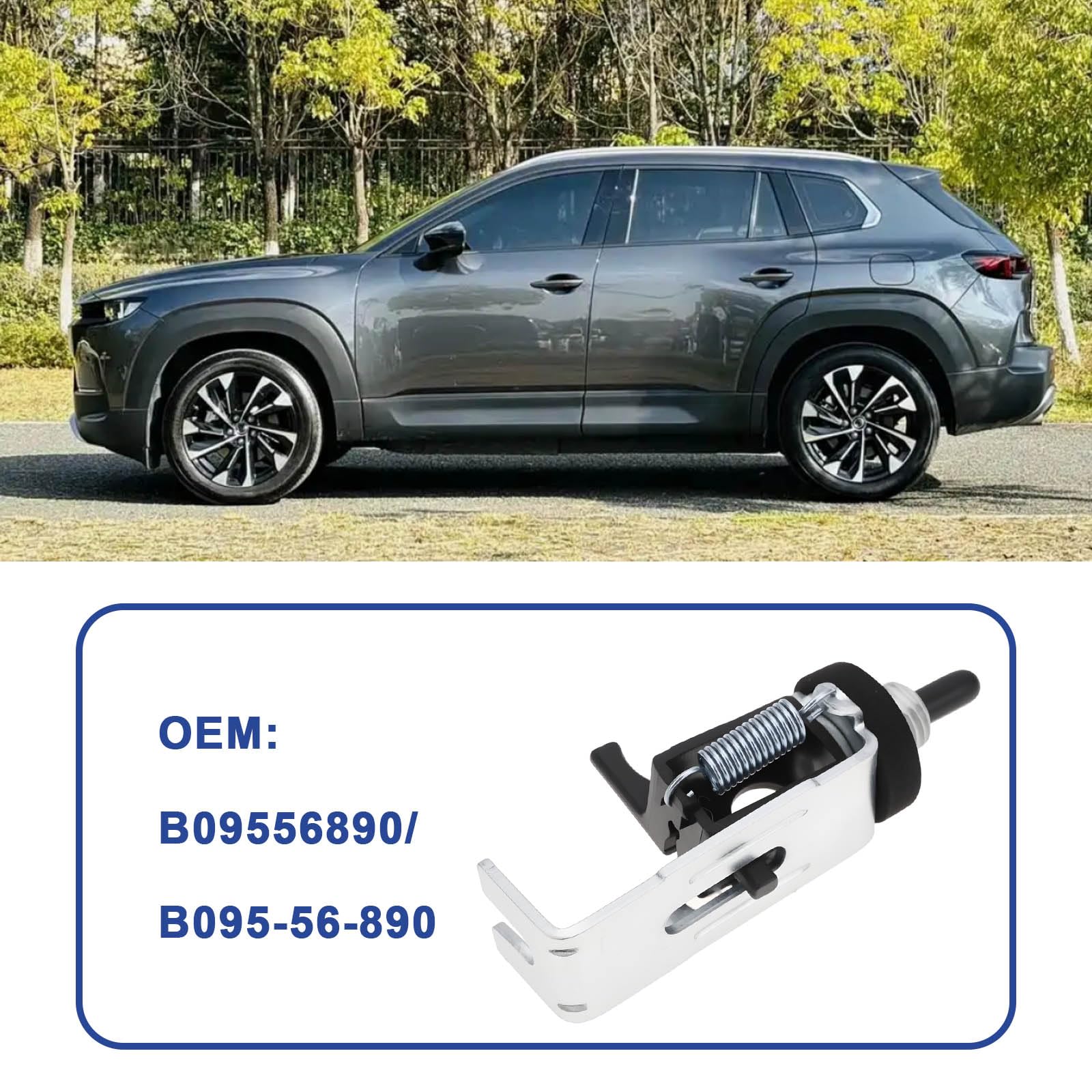 OTOTEC Siłownik blokady pokrywy paliwa B09556890 B095-56-890 kompatybilny z Mazda 3 5 6 MX-5 Miata CX-7 RX-8