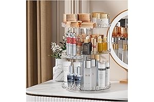 360° Rotating Makeup Organizer