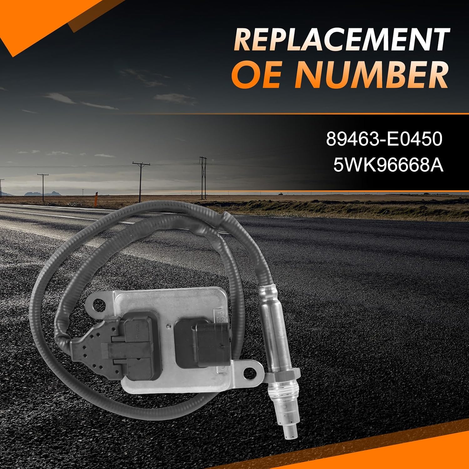 Nitrogen Oxide Oxygen Sensor 89463 - E0450 5WK96668A for Toyota Hino Truck Aftermarket Parts