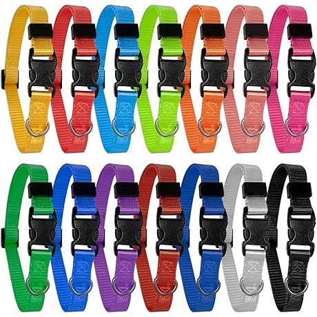 Ultra-Soft Weeping Collars for Easy Puppy Identification