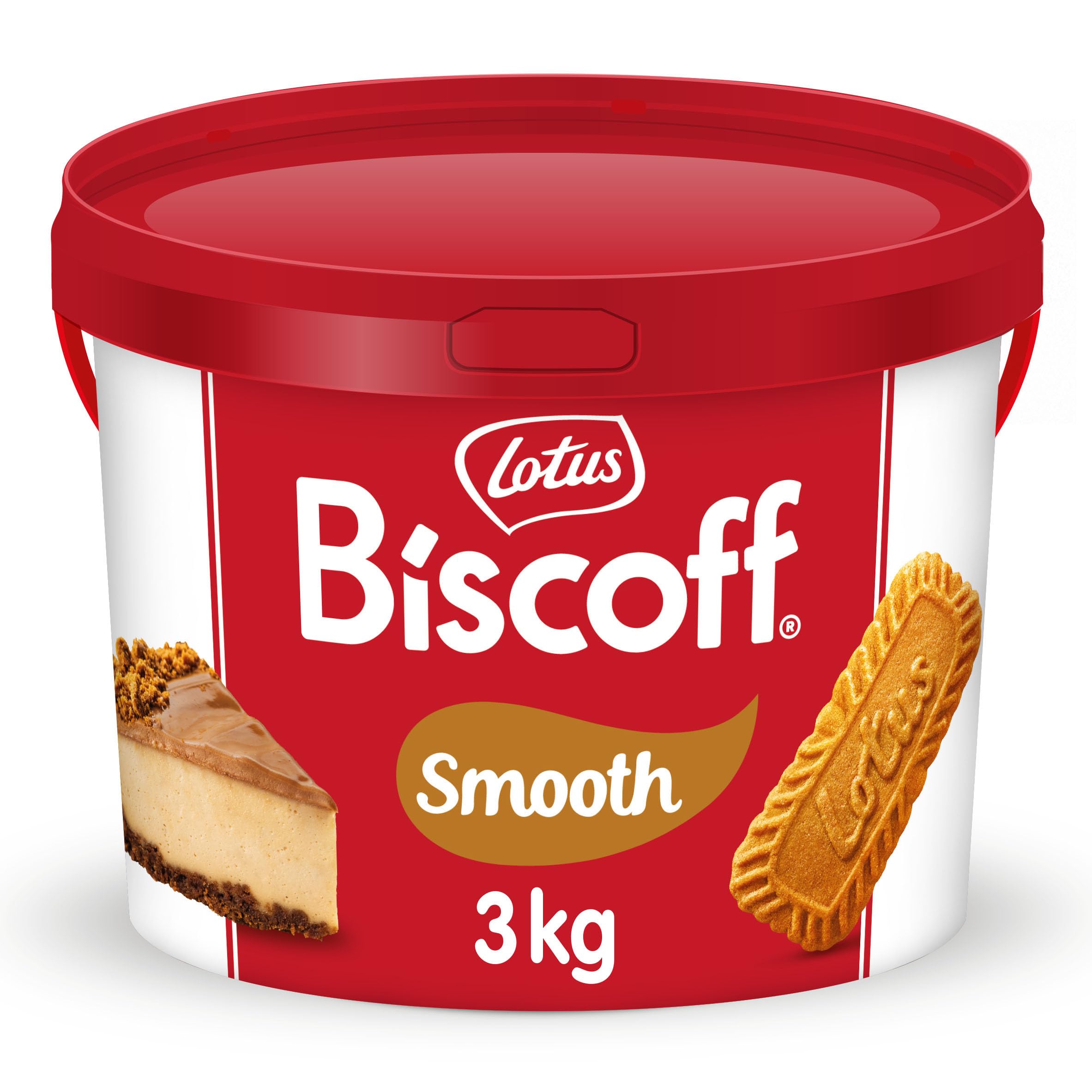 Lotus Biscoff | Crema para Untar | Cremoso | Sabor a Galleta Caramelizada | Vegano | Sin Frutos Secos | Sin Colorantes ni Aromas Añadidos | 3 kg