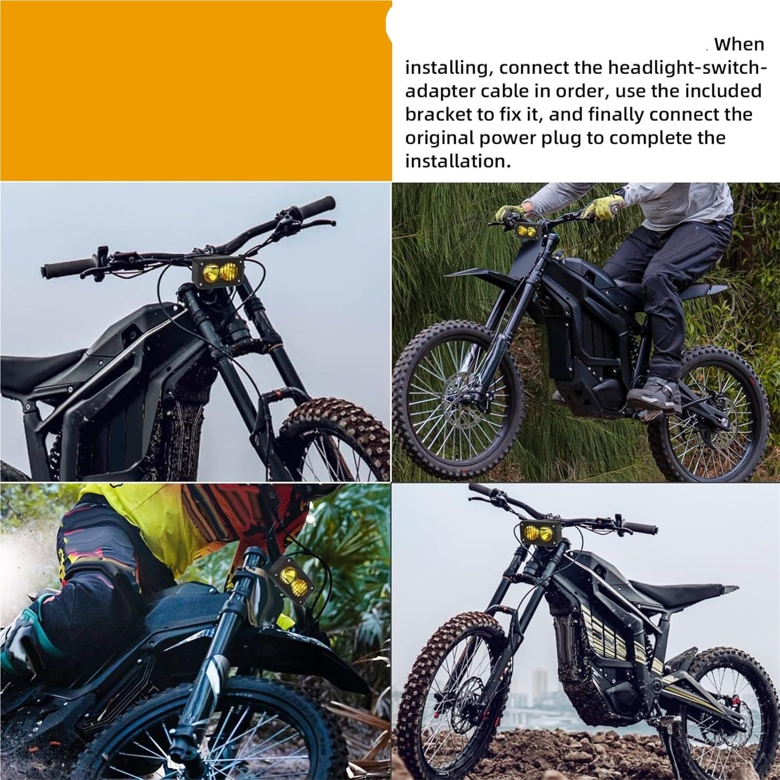 LED Fendinebbia Pod Universale Per Interruttore Fari LED Da 20 W Per Kit Combinato Faro Moto