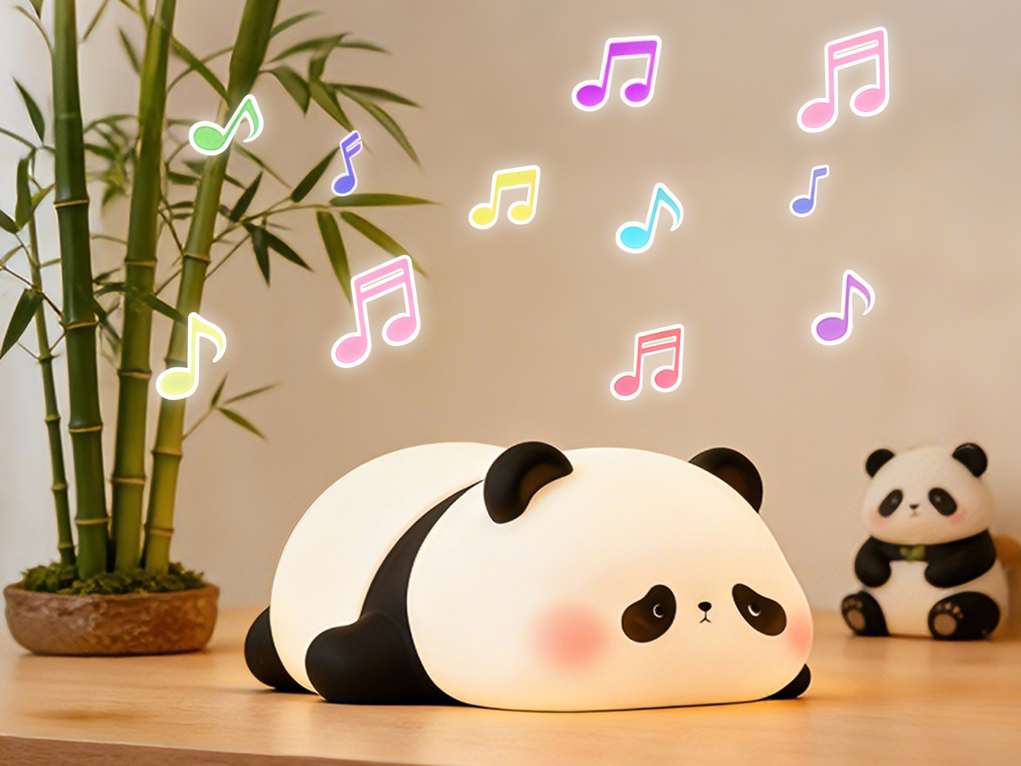 Amazon.com: FAMIDUO Panda Night Light with White Noise, Sound