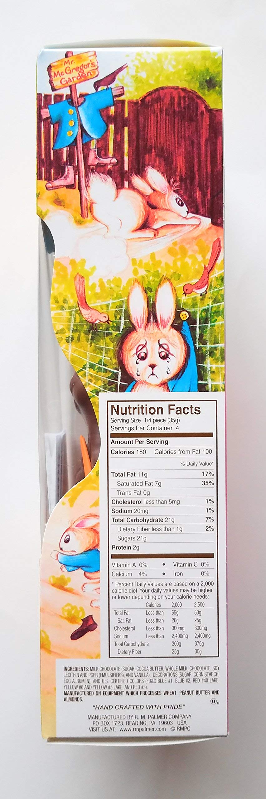 Snapklik.com : Palmer Peter Rabbit Hollow Milk Chocolate Easter Bunny