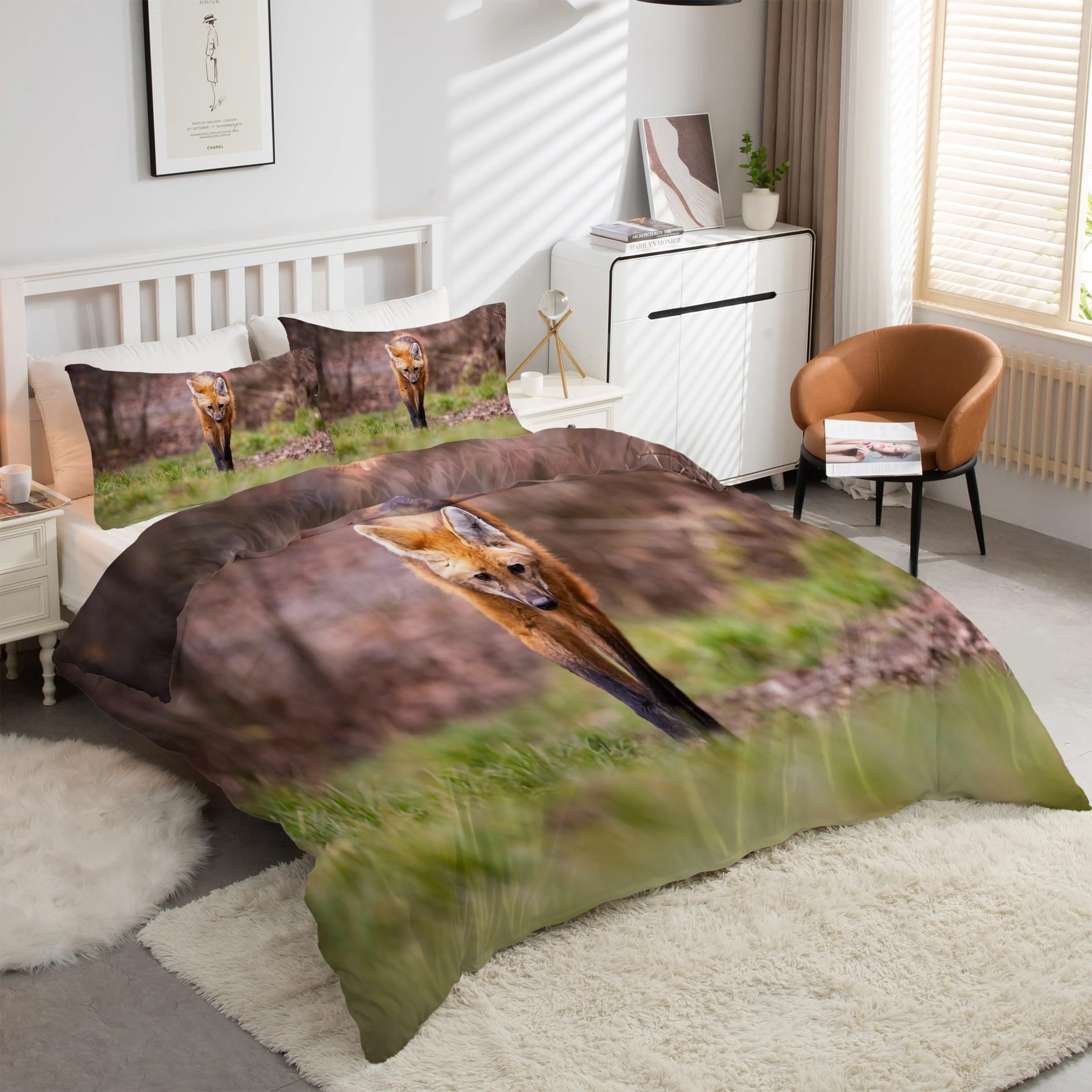Housse de couette zippée 90x190 renard pour en finir avec le linge de lit difficile à border