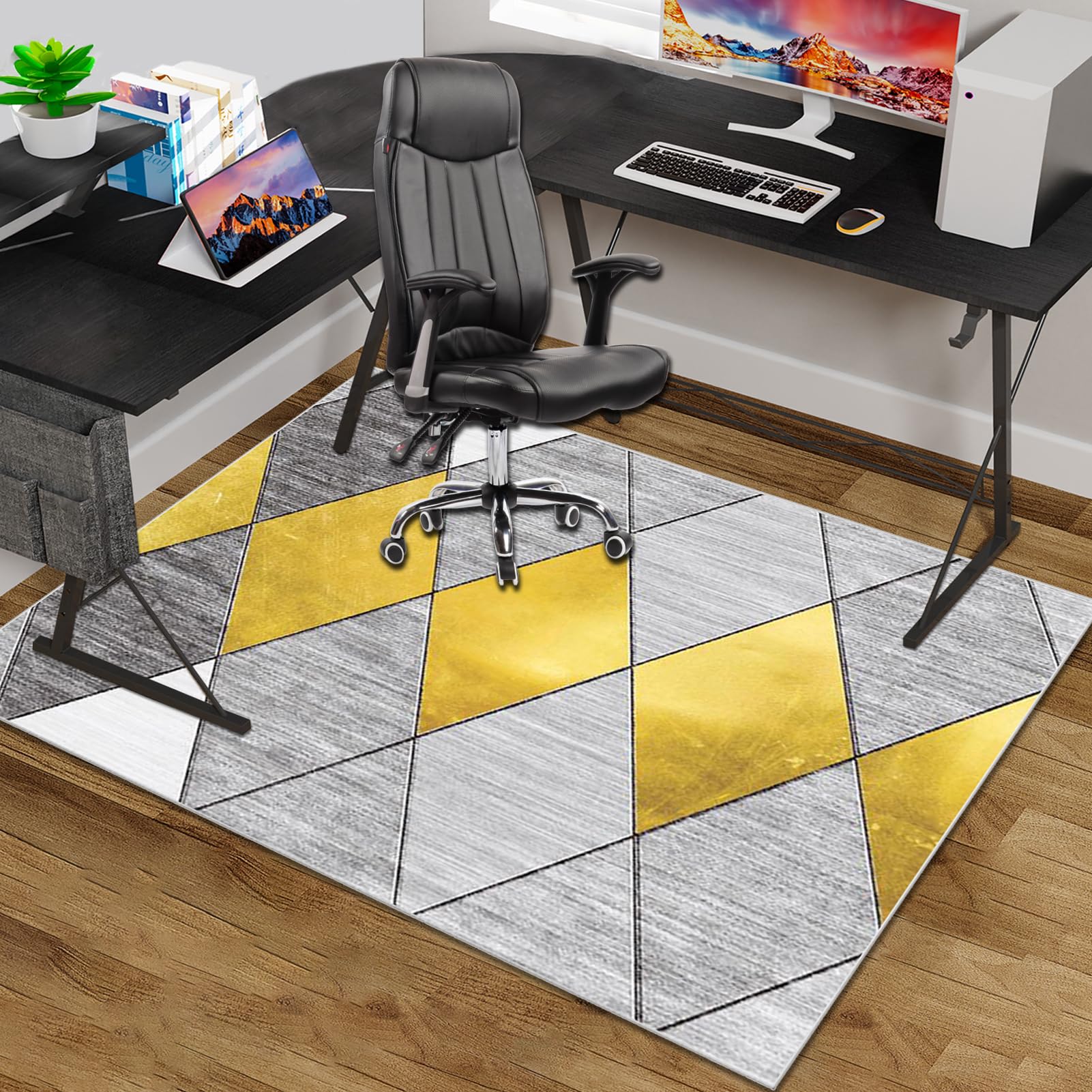 Heavy Du - Tappetino antiscivolo per pavimenti, 150 x 180 cm, ideale per ufficio e auto, antiscivolo, perfetto per la casa e per i lavoratori
