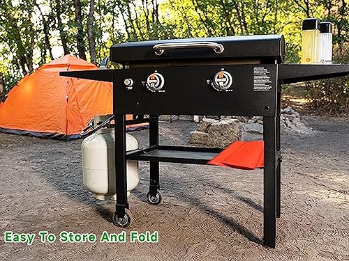 Miniatura 6 de Alfombrilla de silicona para parrilla, cubierta de parrilla de 22 pulgadas, cubierta protectora para parrilla Blackstone de 22 pulgadas, alfombrilla