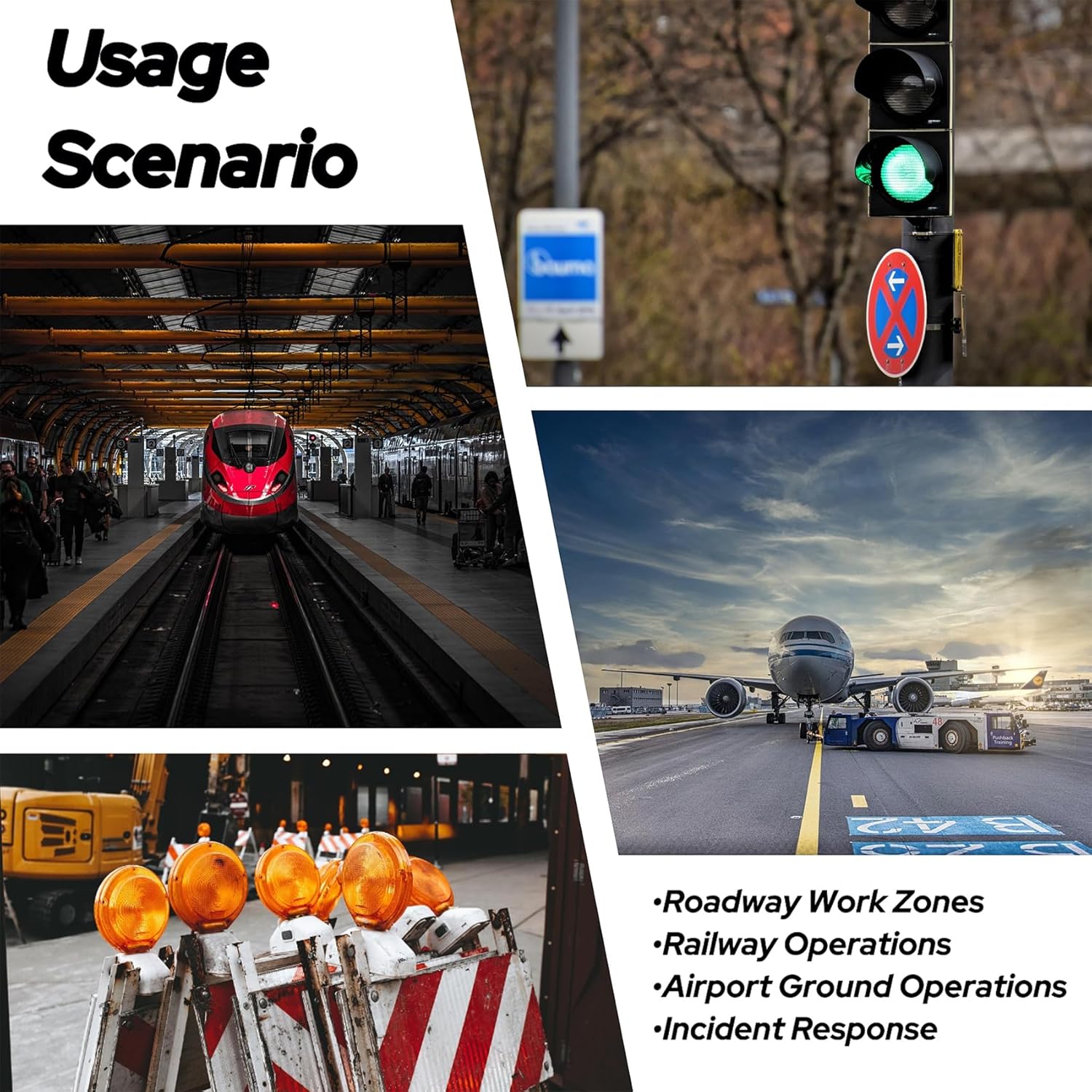 High Visibility Safety Sweatshirt ANSI Class 3 Reflective Work Fleece Hi Vis Hoodies Zipper Jacket - Image 7