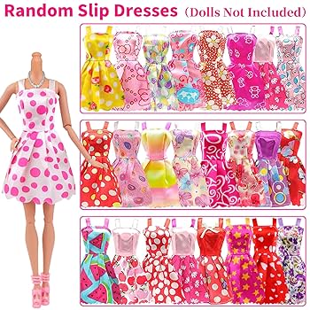 Amazon.com: Ecore Fun 39 Pcs Doll Clothes and Accessories 3
