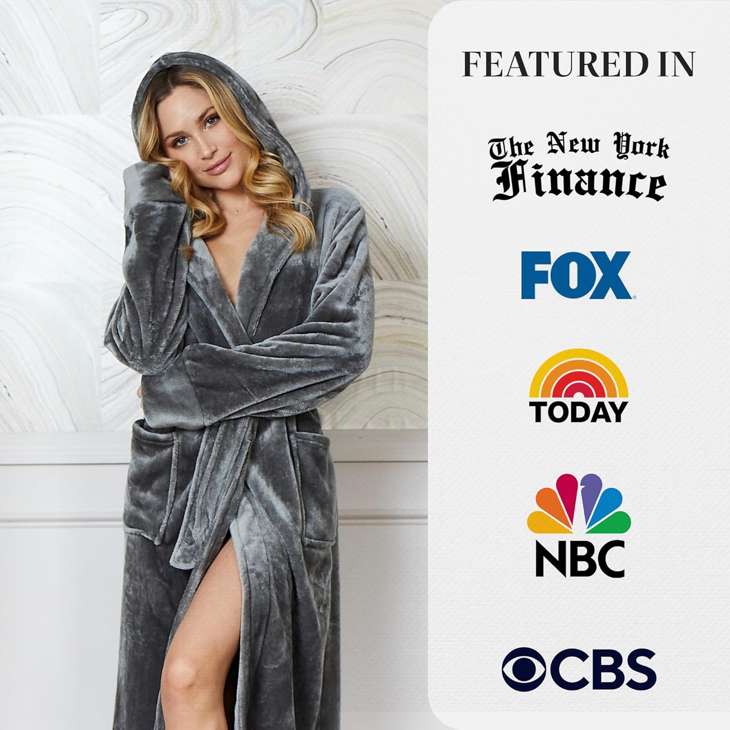 Lotus Linen Plush Robes for Women - Soft Bathrobe, Custom Monogram, Warm Fleece Robe with Pockets