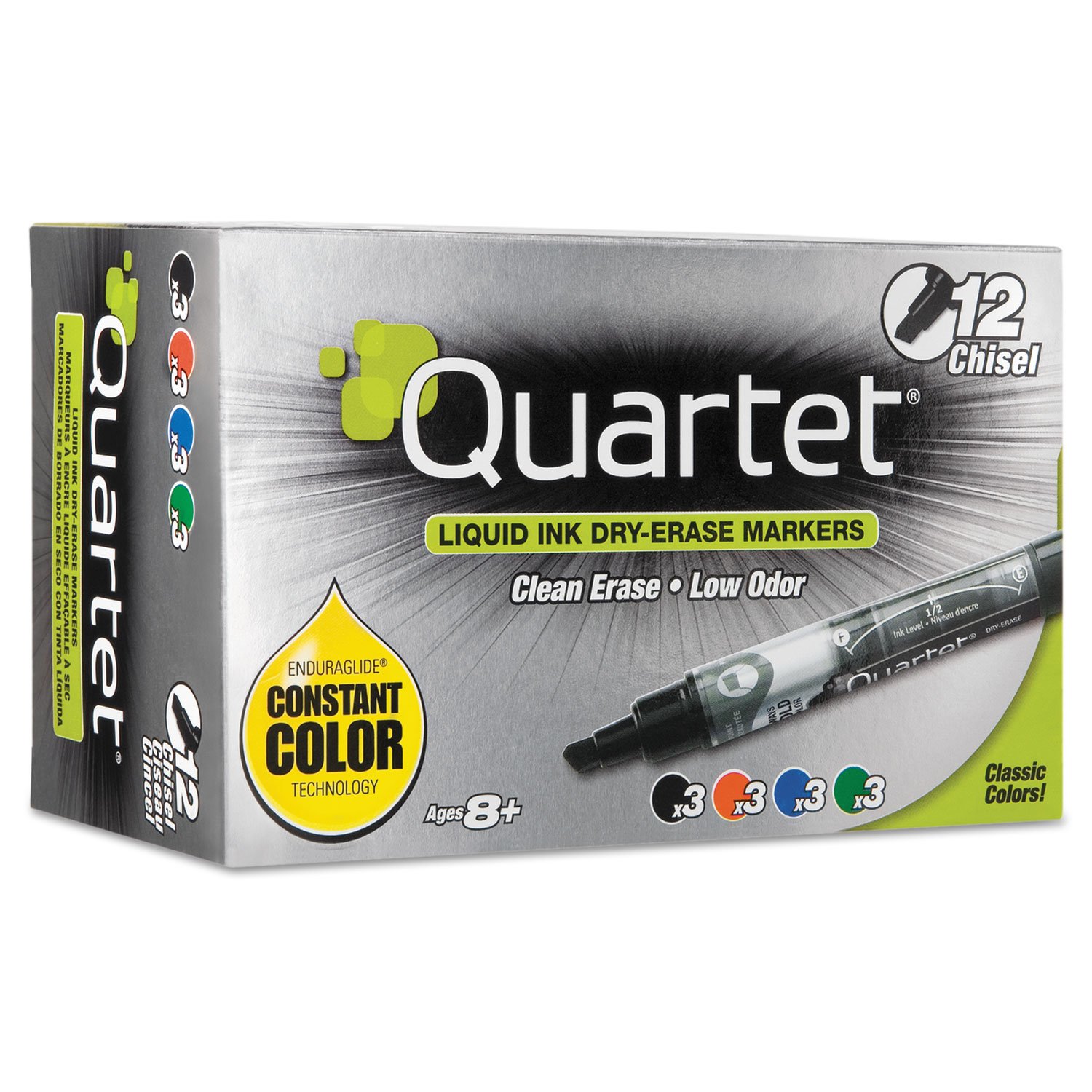 QRT500118M - Quartet EnduraGlide Dry-Erase Markers