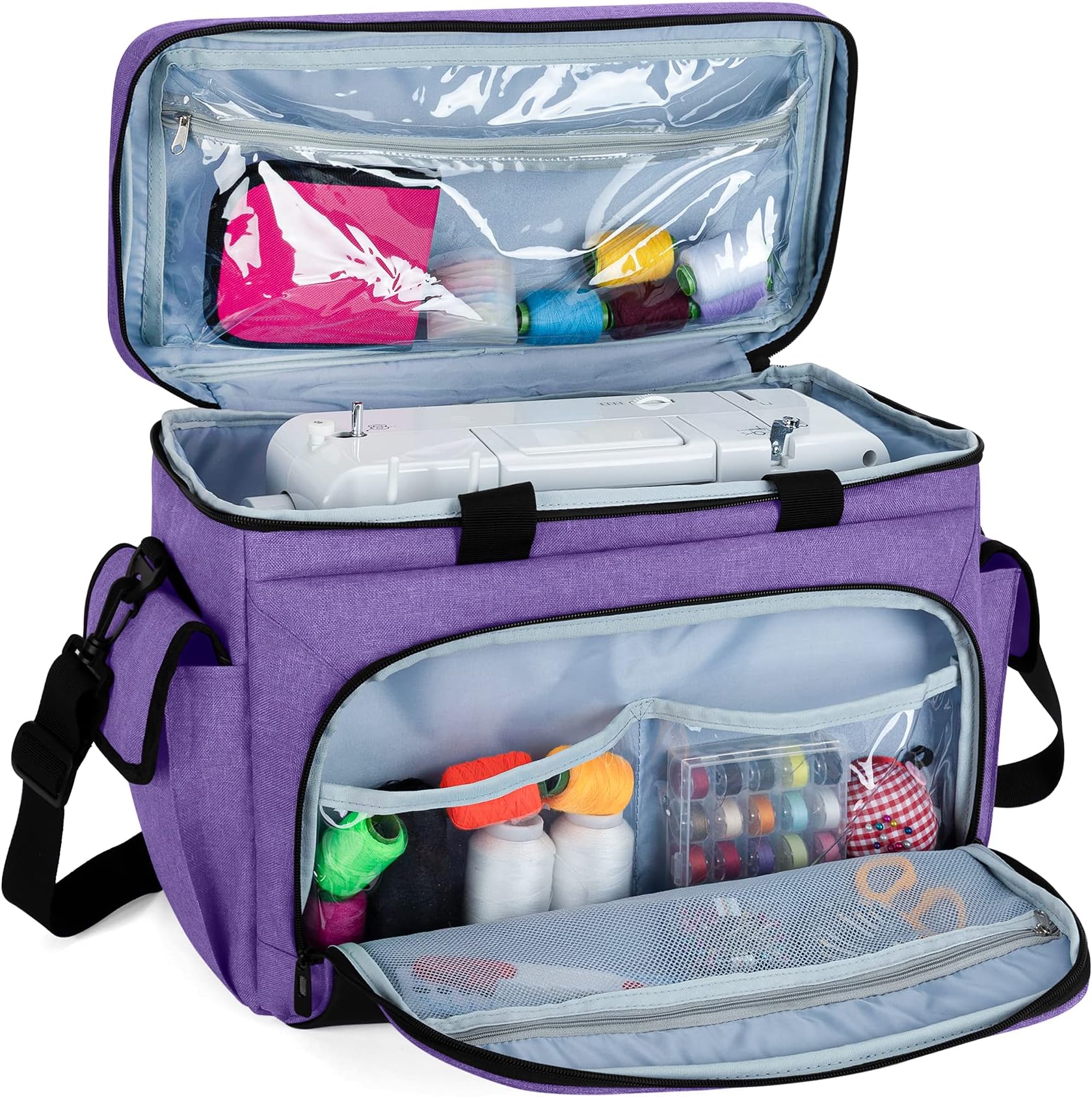 Janome 002DERBYTOTEBLK Small Sewing Machines Tote Bag