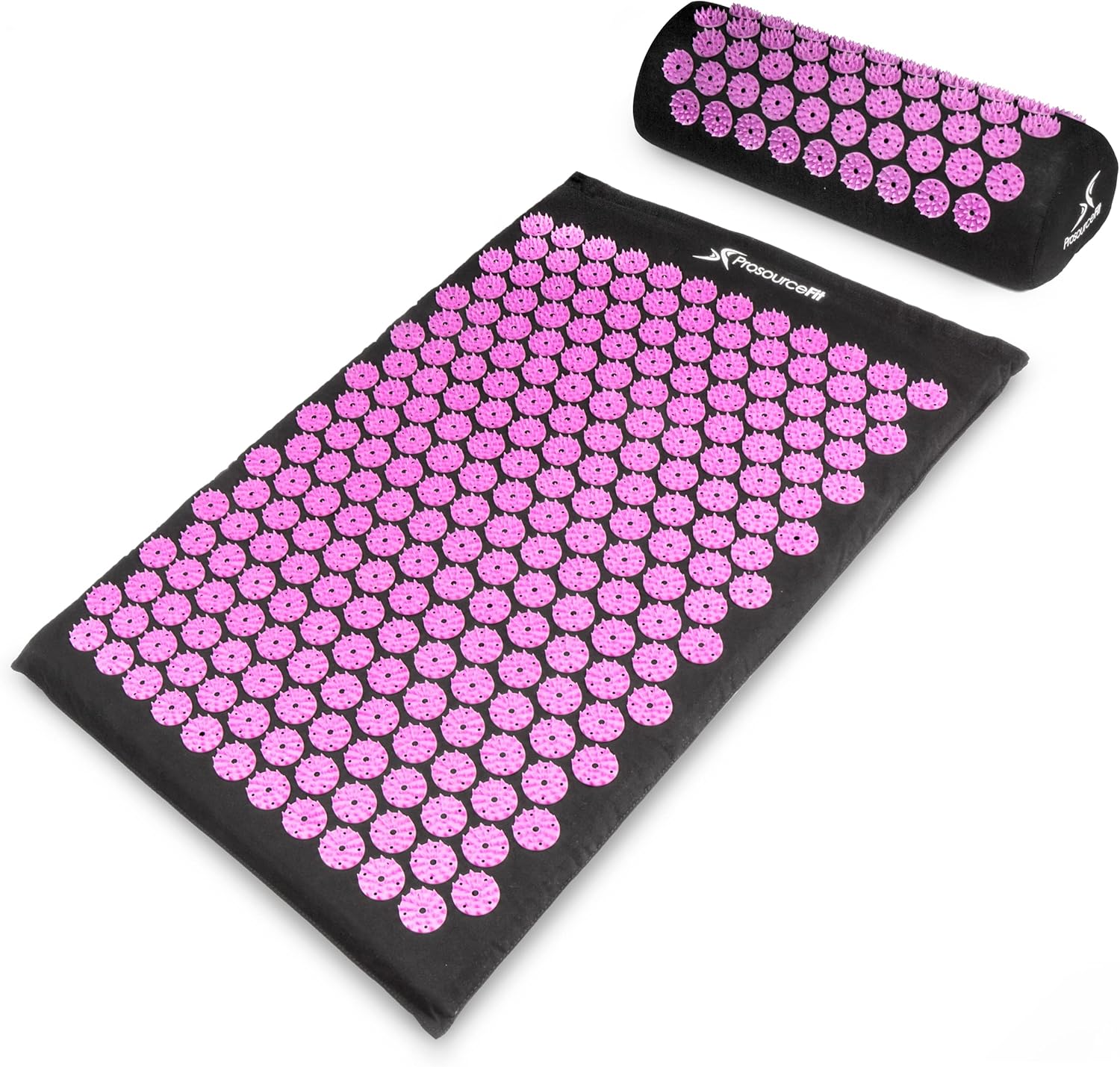 ProsourceFit Acupressure Mat and Pillow Set for Back/Neck Pain Relief and Muscle Relaxation
