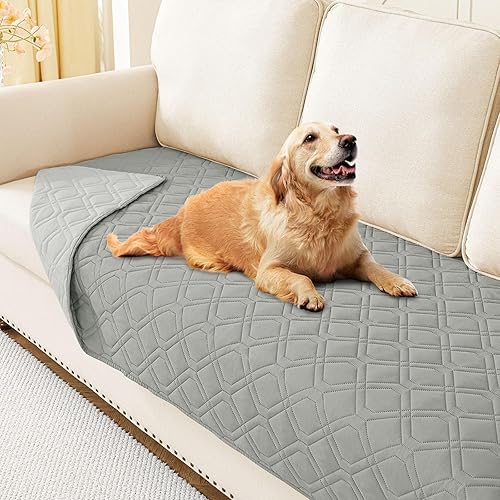 Miniatura 154 de hyha Manta impermeable para perro, manta reversible para mascotas, funda de sofá suave lavable para perros, funda impermeable para sofá para