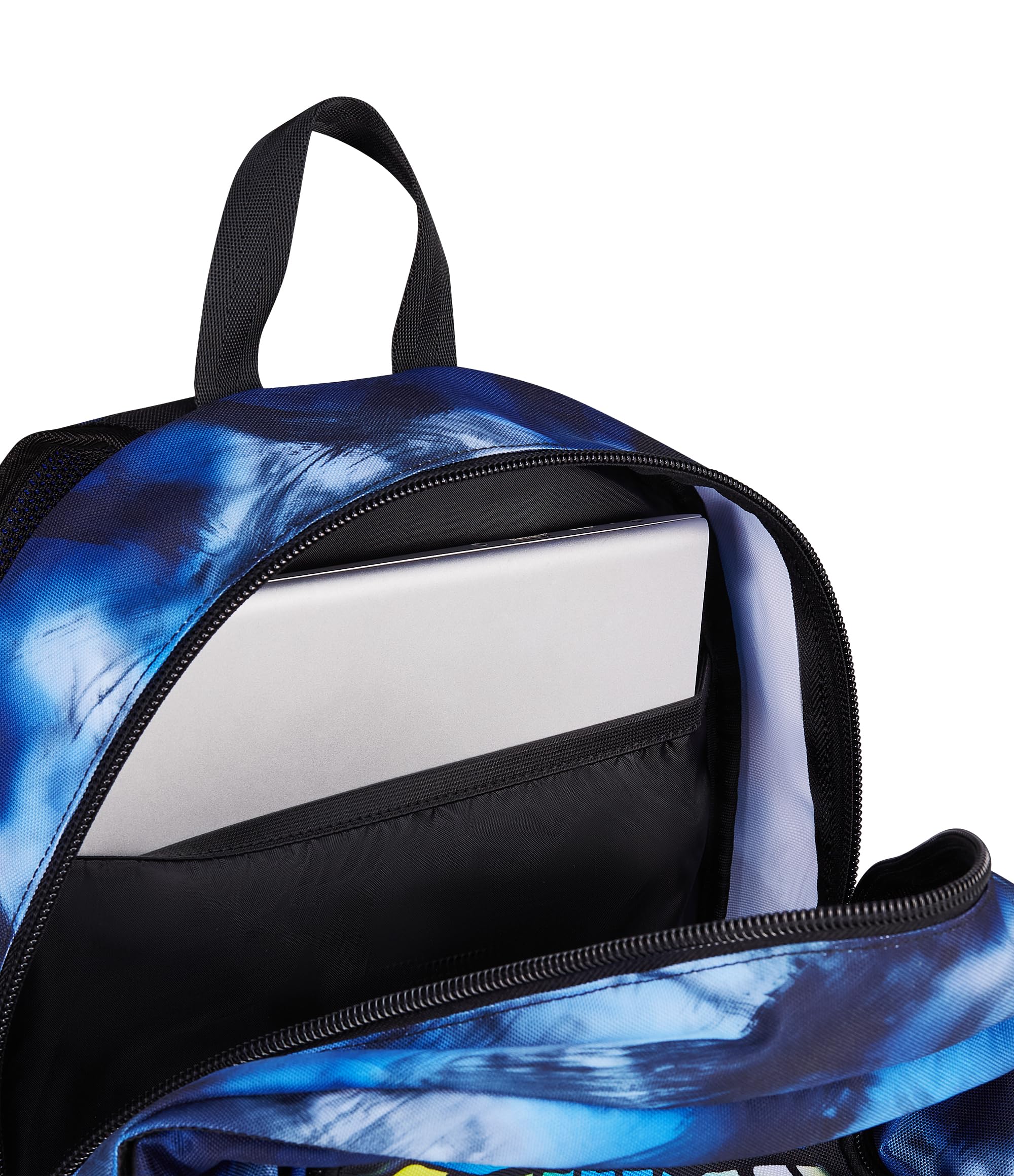 Seven Zaino Scuola Dual Detach BLU FUSION, Nero, 32 L, Doppio Scomparto, Multifunzione, Zaino Staccabile, Tasca con organizer, Scomparto porta pc, Scuola media e superiore, Bambino, Ragazzo