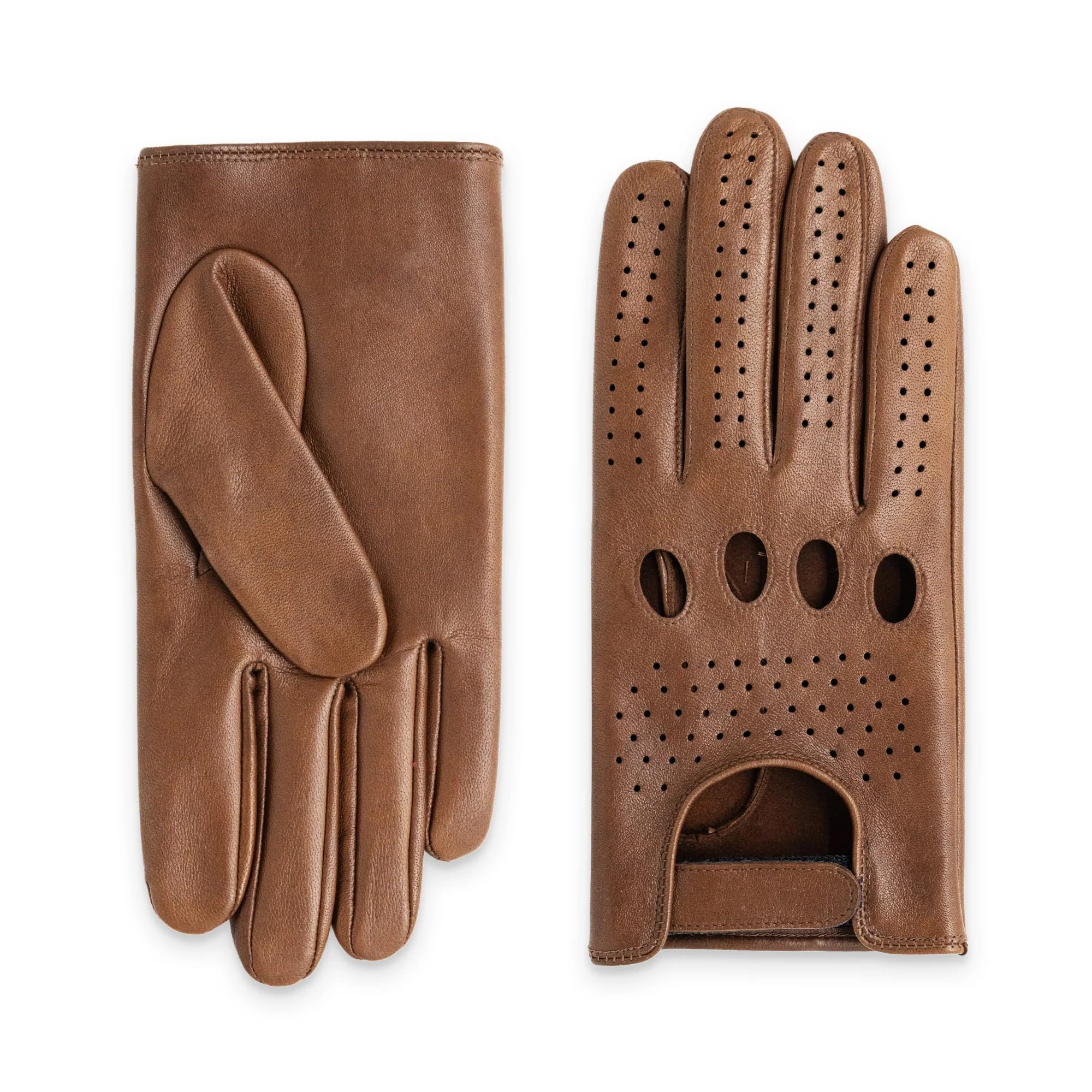 GLOVE STORY Guanti da guida uomo in pelle d'agnello nera non foderati | Eleganza senza tempo & Massima sensibilità | Accessorio premium per uomini dallo stile raffinato