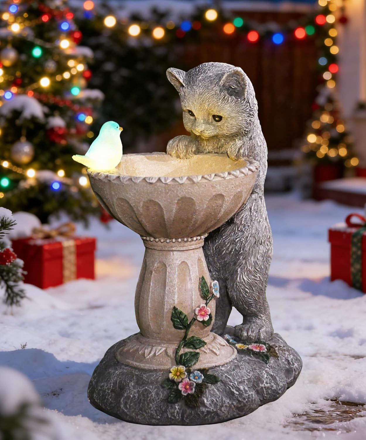 Nacome Solar Cat Garden Decor: Outdoor Statues Ornaments for Outside Decorations Yard Art Lawn Porch Patio Balcony – Birthday Choice for Mom Grandma Women Lover Nacome Solar Cat Garden Decor: Outdoor Statues Ornaments for Outside Decorations Yard Art Lawn Porch Patio Balcony – Birthday Choice for Mom Grandma Women Lover