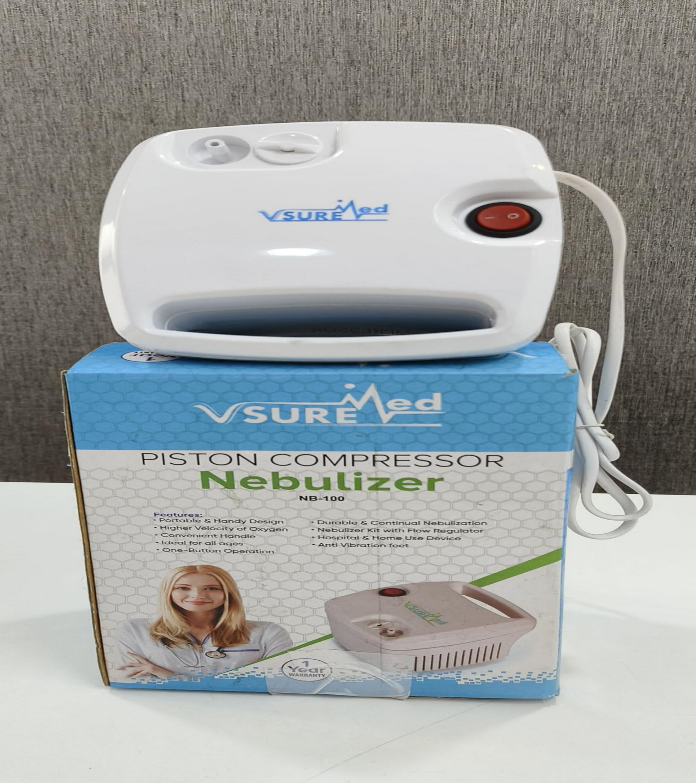 vsuremed Nebulizer Machine with child and adult mask 1