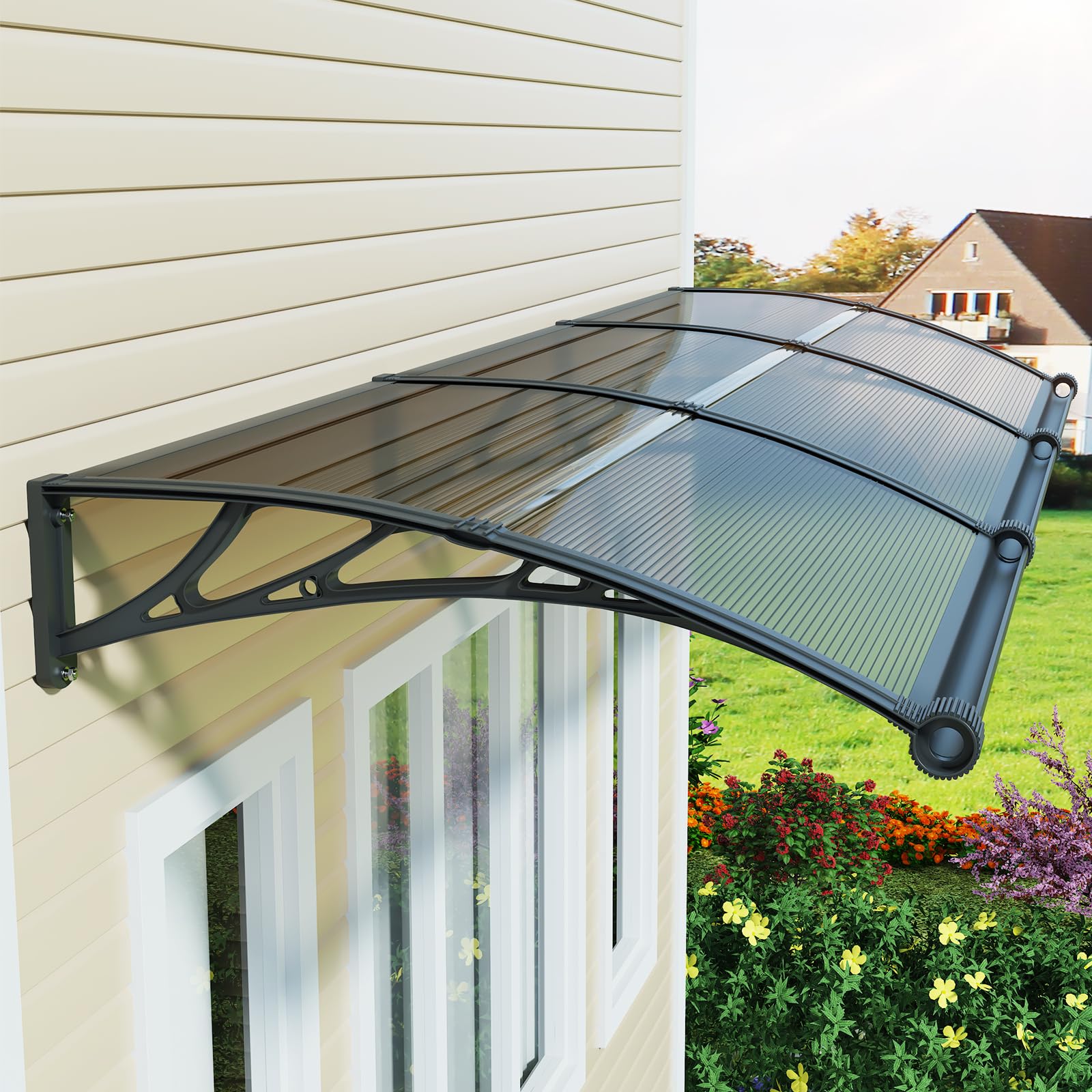NEBAIKA Door Awnings Exterior, 40x120in
