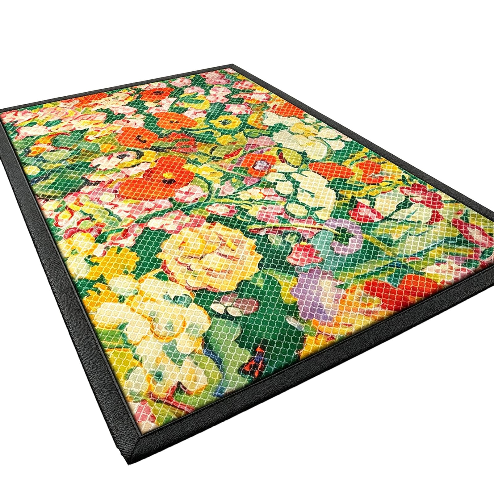 Genérico Felpudo De Puerta De Nailon Antideslizante,Alta Resiliencia con Estampado,H,90x120cm(35x47inch) | Resistente a las manchas y al desgaste
