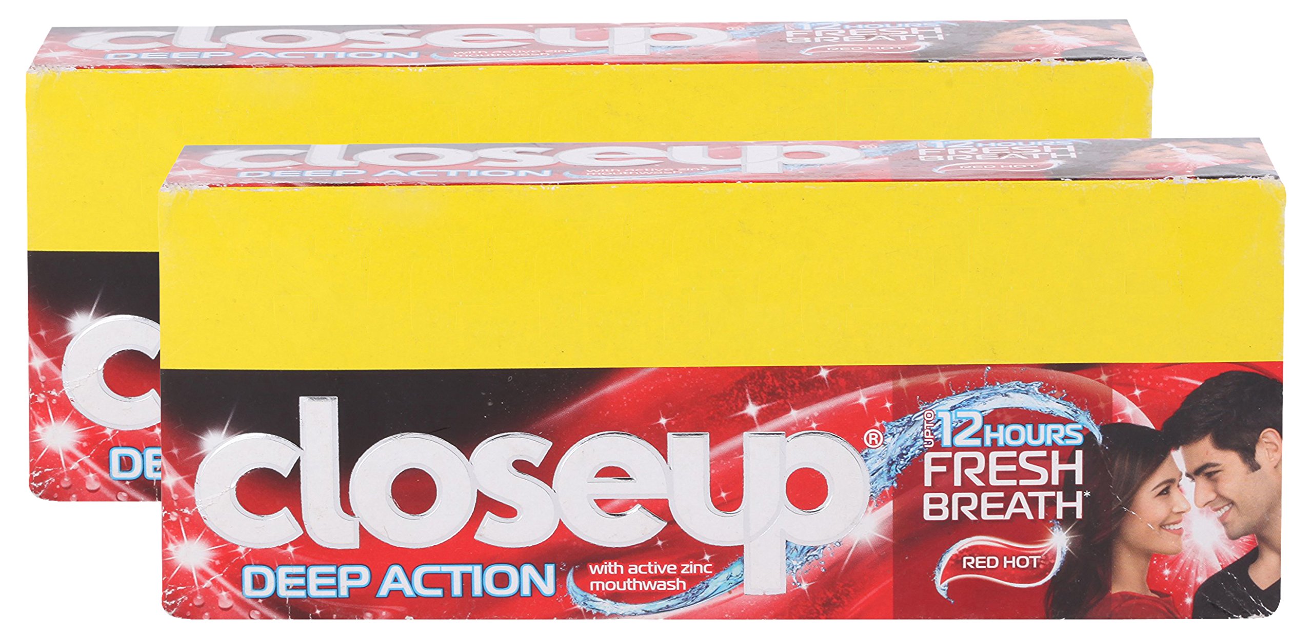 Easy Day Combo - Closeup Tooth Paste Deep Action Red Hot, 300g (Pack of 2) Promo Pack-picture-29