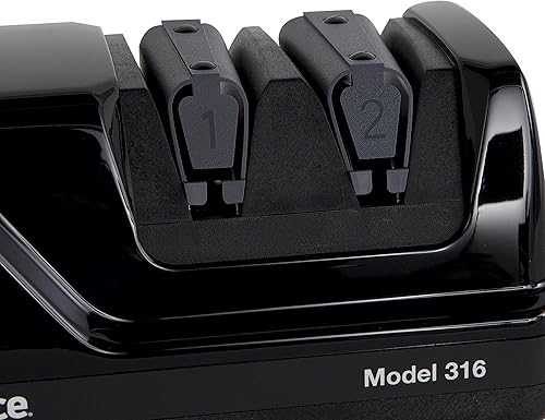 Miniatura 4 de ChefsChoice 316 - Afilador de cuchillos para cuchillos de 15 grados con guías de precisión para afilar cuchillos rectos y finos 2 etapas color negro