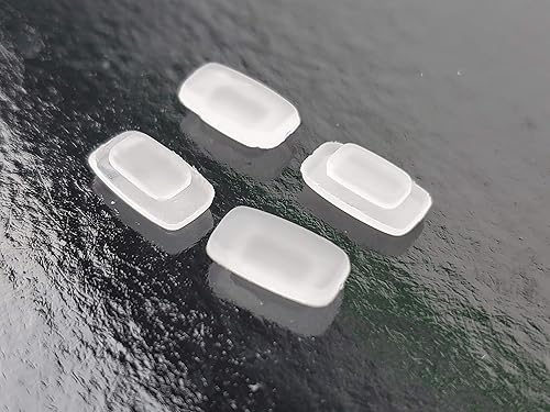 Miniatura 6 de Almohadillas de silicona para nariz de 0.472in x 0.236in para gafas de sol y gafas Costa Maui y más, sin color, 2