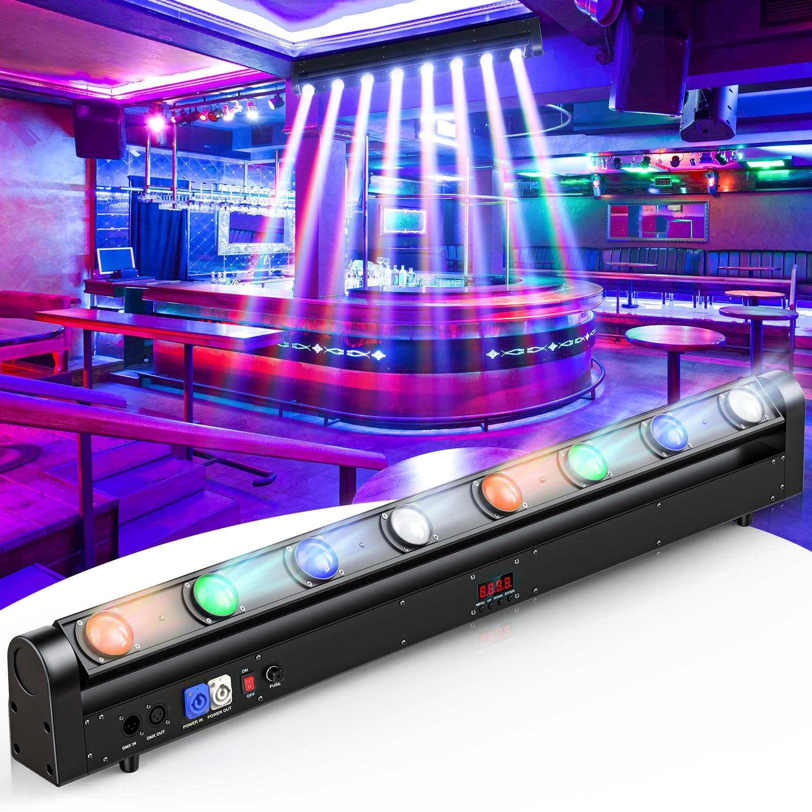 ムービングヘッドライト LED 回転 DJ ステージ照明 Amazon.co.jp: 100W LED ムービングヘッドライト 回転DJ ライト