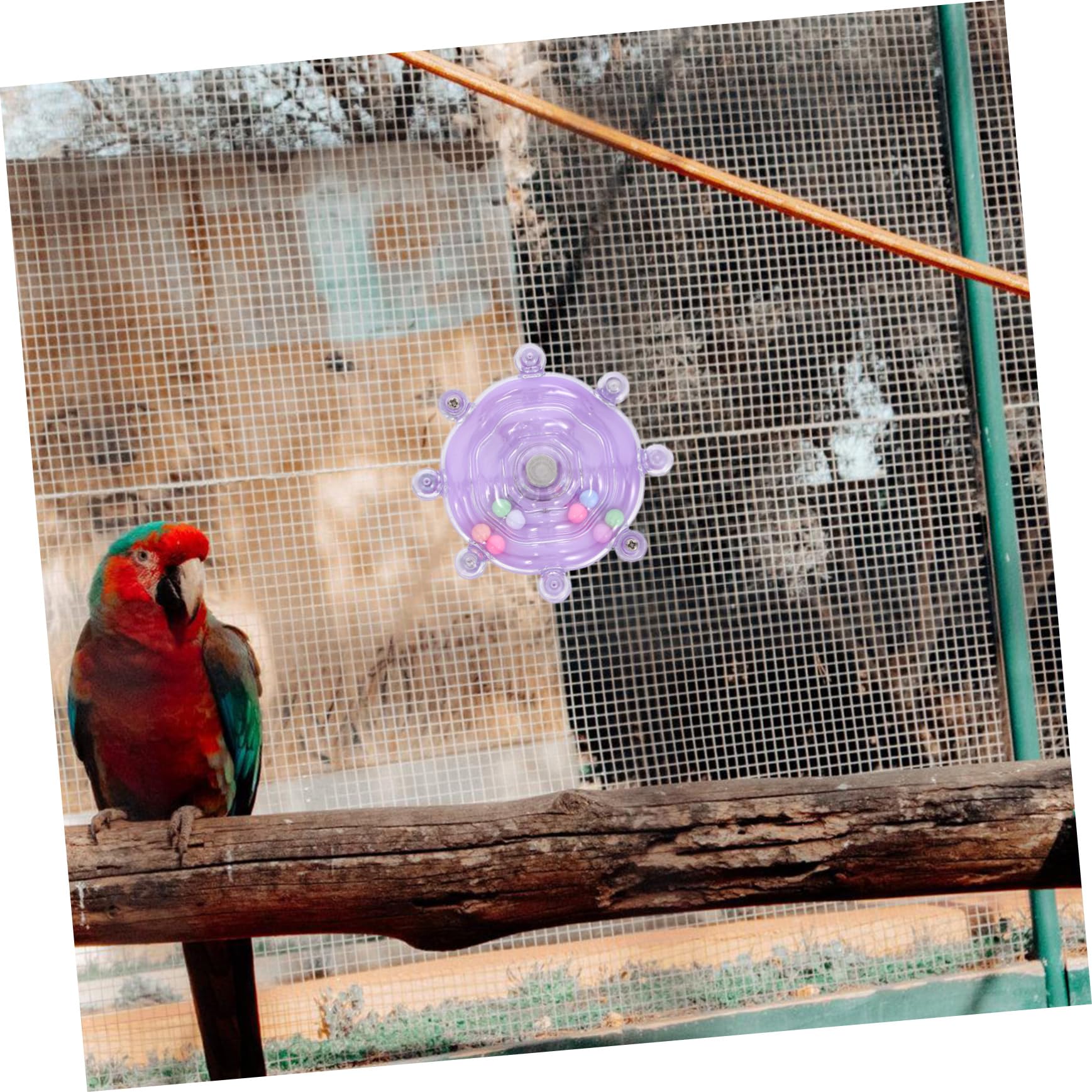 BESPORTBLE 5pièces Bird Swivel Wheel Toy Jouet Interactif Rotatif pour Oiseaux Jouet à Mâcher Et Exercice pour Perroquets Et Perruches pour Vos Petits Compagnons