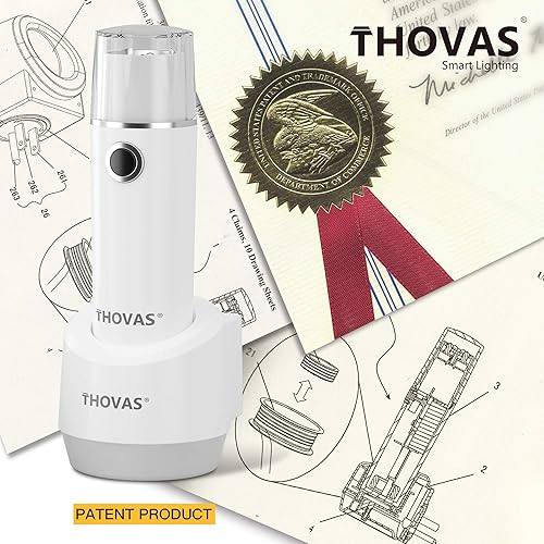 Miniatura 7 de Linterna de emergencia, luz LED multifunción de falla de energía, luz de mano, linterna recargable, luz nocturna enchufable, linternas de falla de