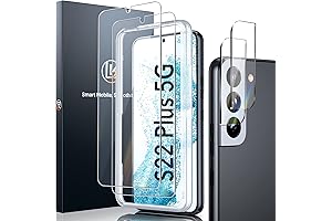 LK 2+2 Designed for Samsung Galaxy S22 Plus/S22+ 5G Screen Protector +...