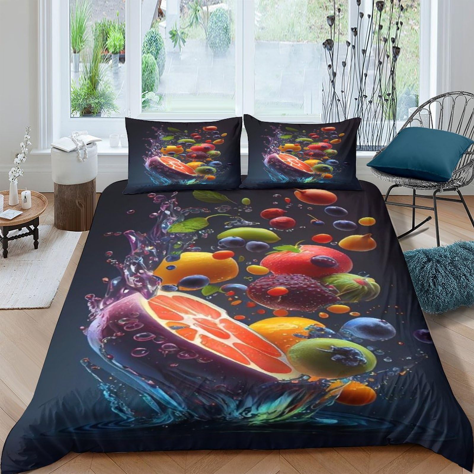 Housse de couette respirable en microfibre haut de gamme King Size