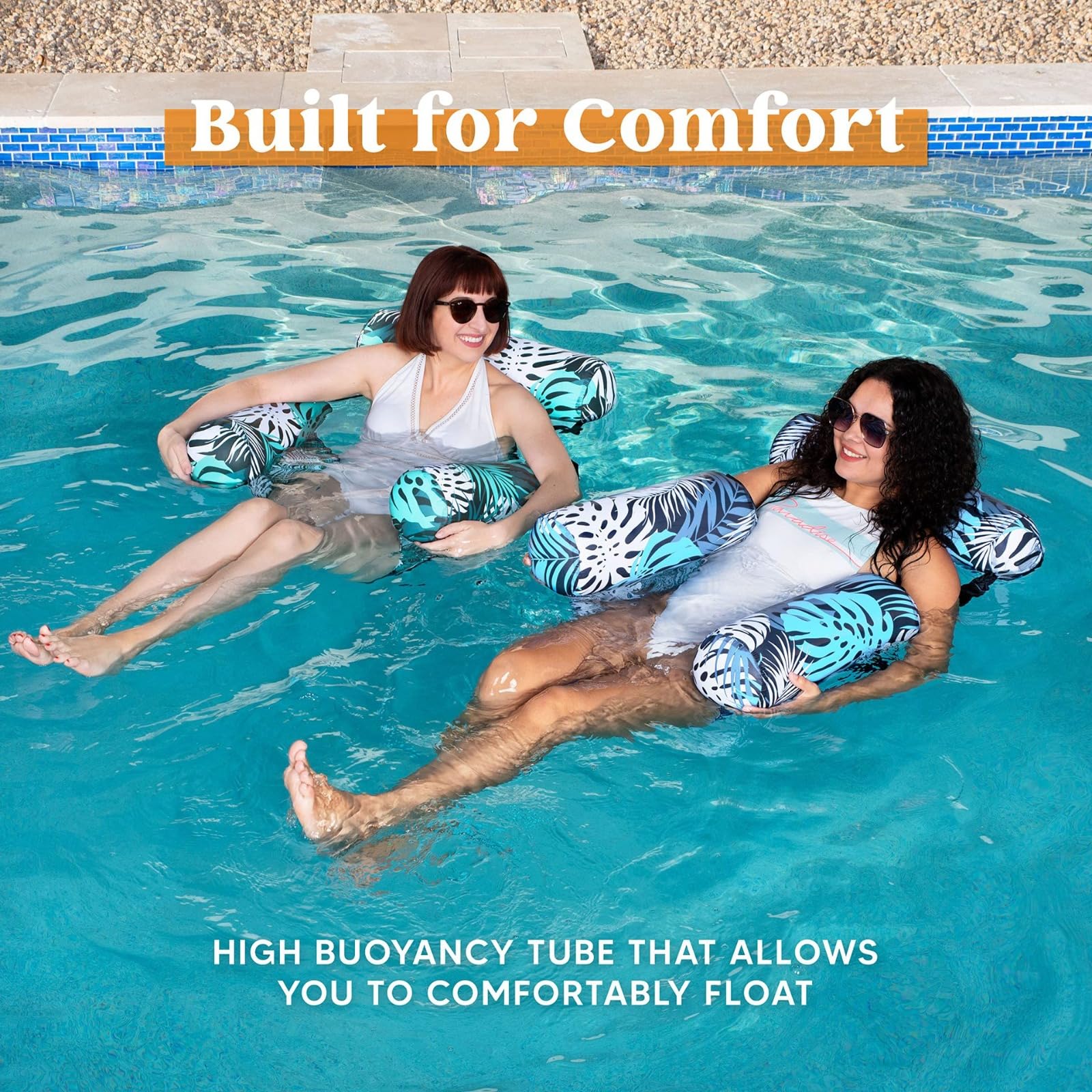 Silla Flotante Inflable Para Piscina Con Malla Transpirable – Soporte Hasta 113 Kg, Plegable Y Portátil, Ideal Para Verano