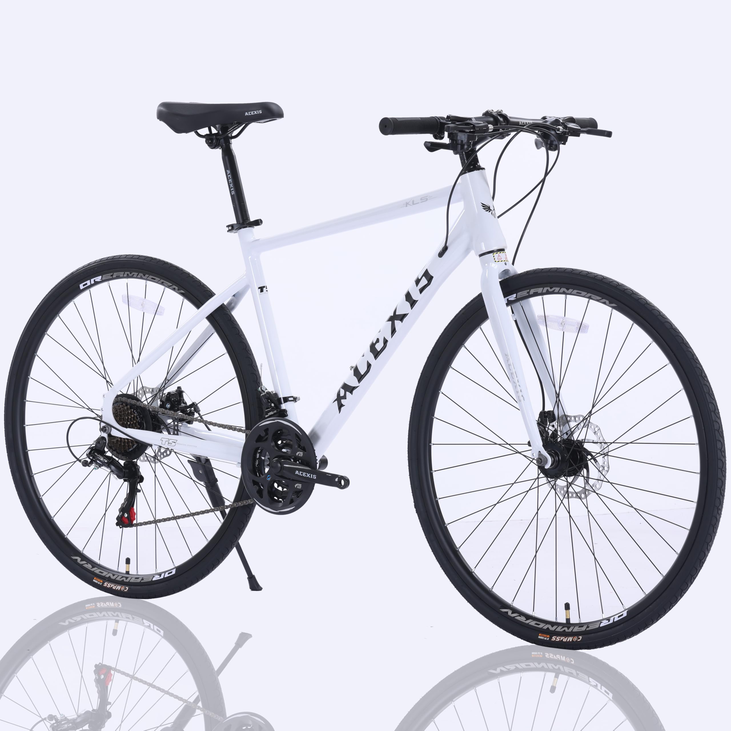 Amazon | ACEXIS クロスバイク 自転車 シマノ21段変速 適応身長160cm 