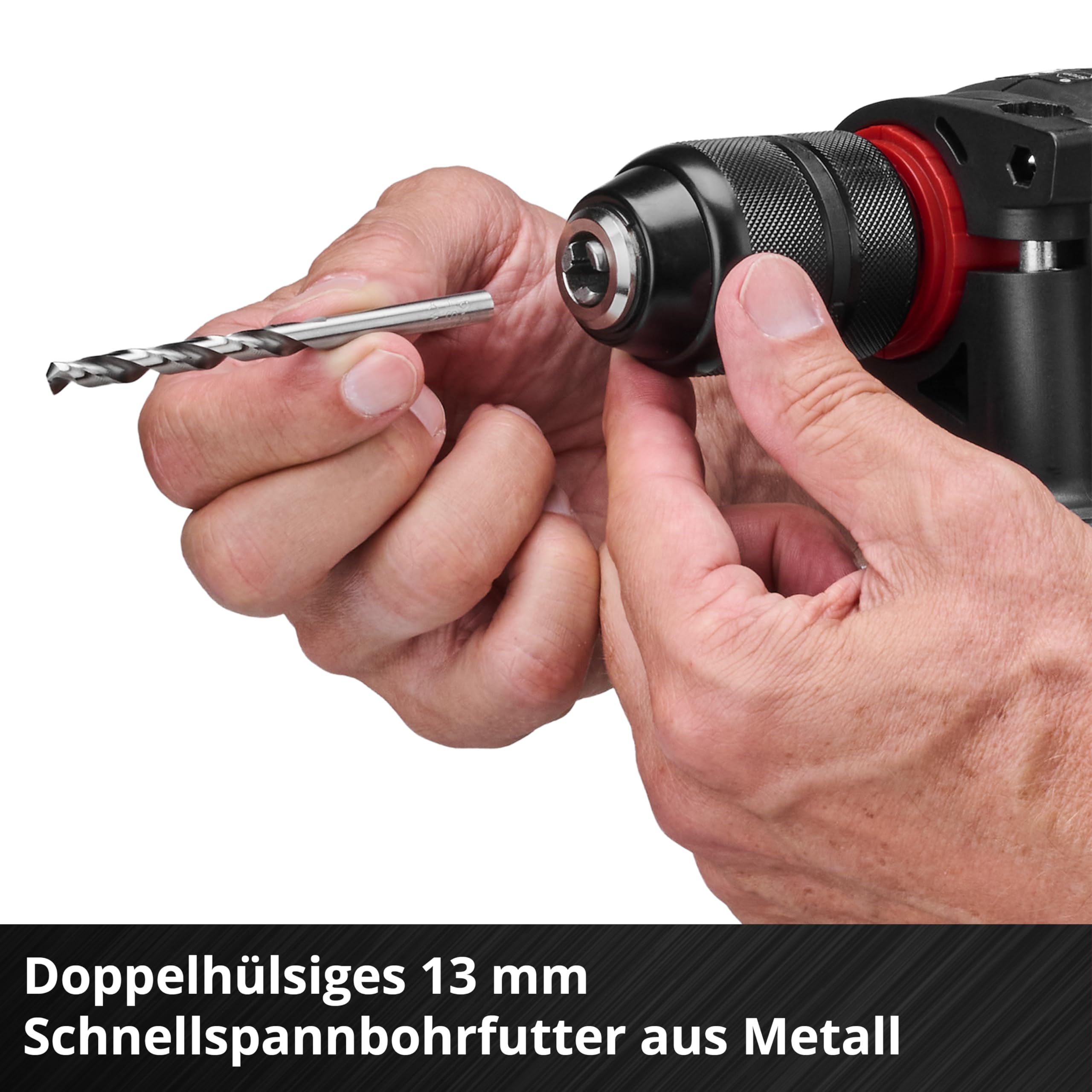 Einhell Akku-Schlagbohrmaschine TE-ID 18 Li-Solo Power X-Change (Li-Ion, 18 V, Bohr- und Schlagbohrfunktion, 13 mm max. Bohrleistung Beton, 13 mm Schnellspannbohrfutter, ohne Akku und Ladegerät)