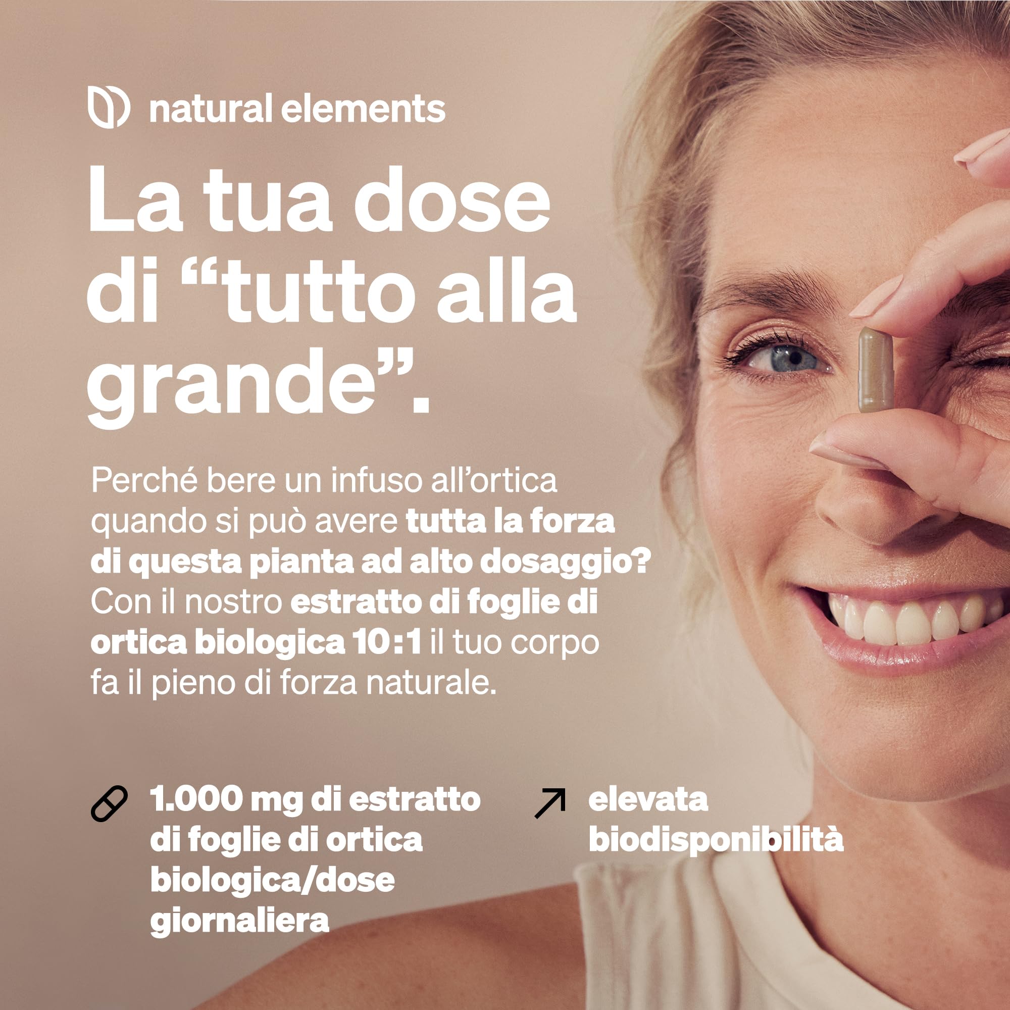 Ortica Biologica – 180 capsule – estratto di foglie di ortica 10 : 1 – vegano, ad alto dosaggio, senza additivi inutili – prodotto e testato in laboratorio in Germania