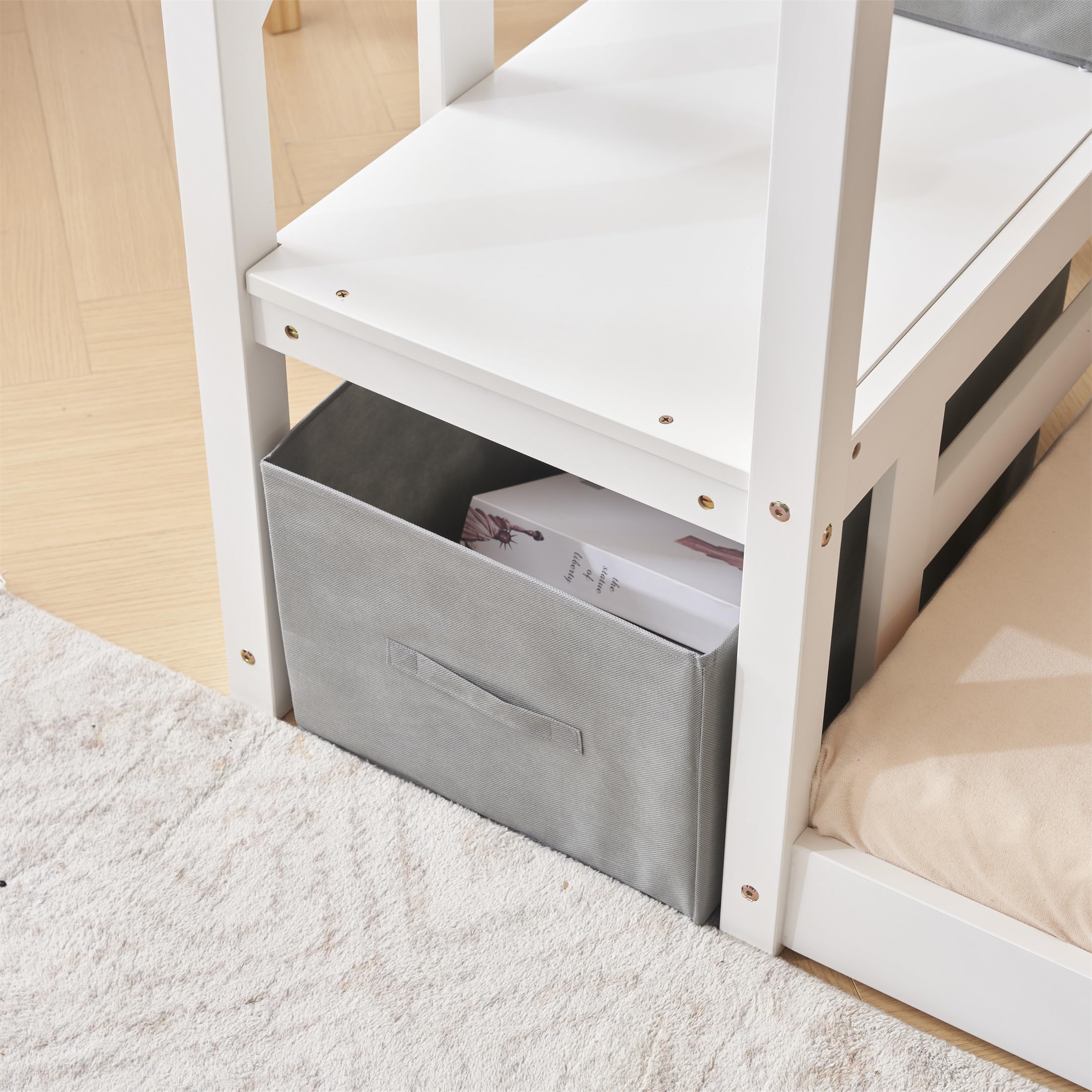 10cm厚さマットレス付き】システムベッド ロフトベッド 木製 シングル