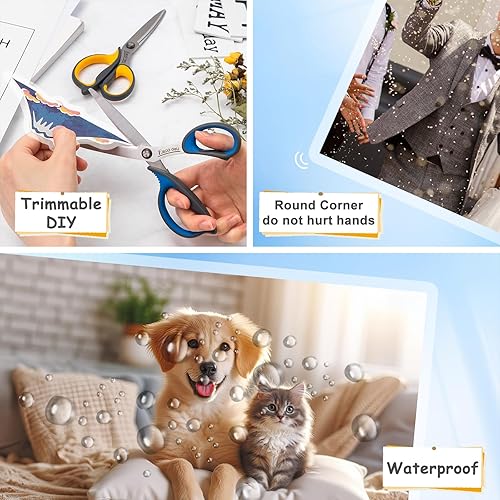 Miniatura 2 de Bolsas de laminación térmica transparentes de 3 mil hojas laminadoras de plástico de tamaño carta, 9 x 11.5 pulgadas (paquete de 2000)