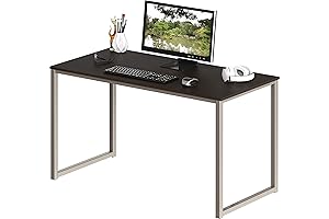 SHW Home Office Small Espresso Desk, Perfect for Small Spaces