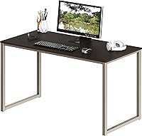 Vista 14 de SHW Mission - Escritorio para computadora de oficina en casa, 40 pulgadas, color negro