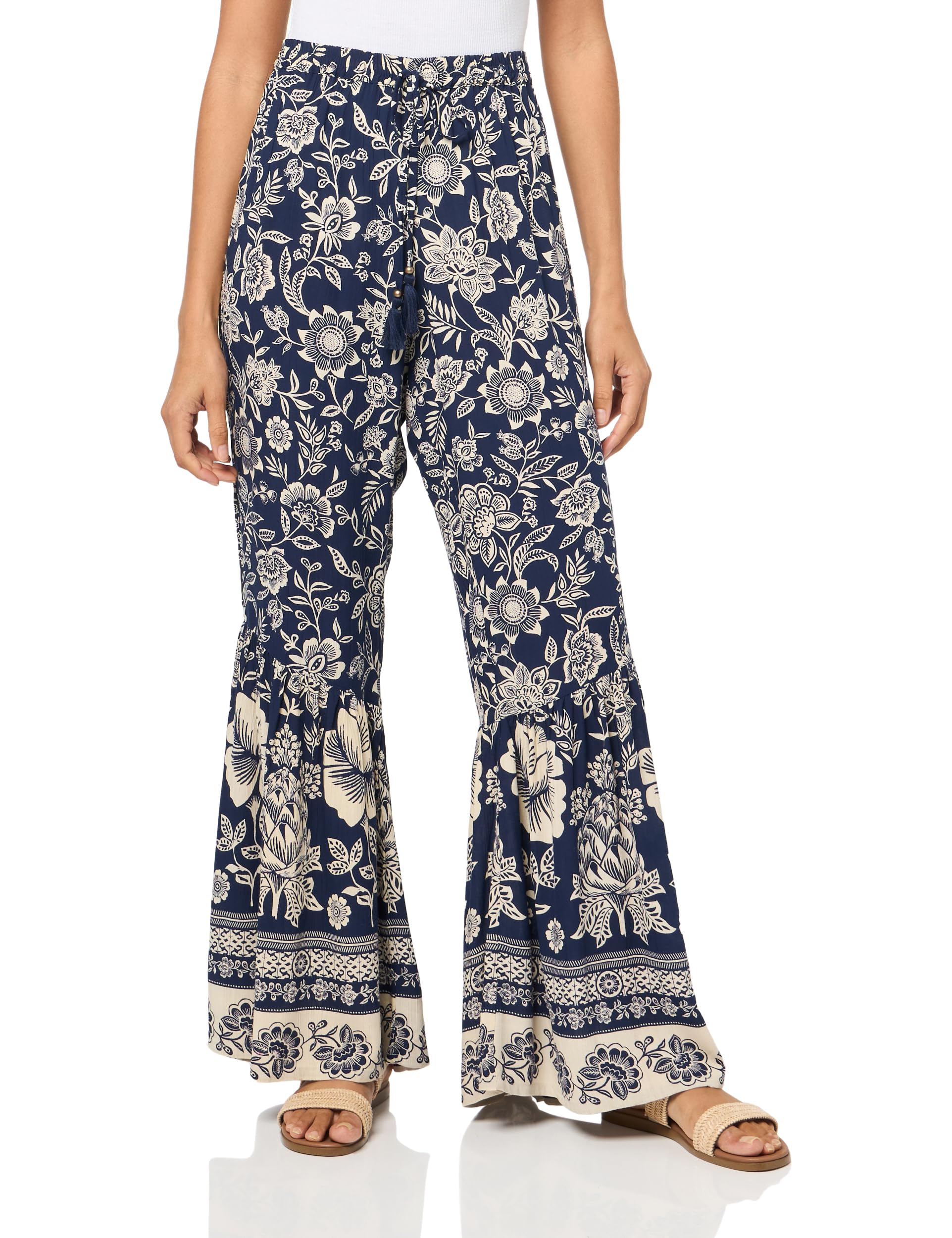 Angie womens Women's Flare Ruffle Pants