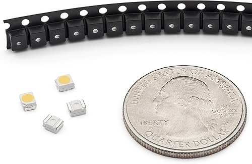 Miniatura 9 de 20 luces LED de montaje en superficie PLCC-2 LED SMD SMT de tamaño 3528 color azul