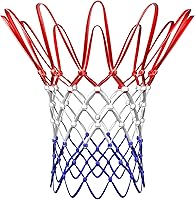 Spalding 12-Loop Basketball Net Replacement - Fits Standard Indoor & Outdoor Rims - Durable Weather-Resistant Hoop Net