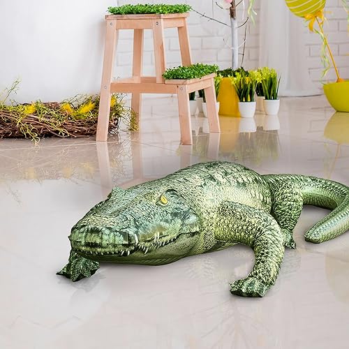 Miniatura 5 de Jet Creations Safari inflable de 49 pulgadas de largo ideal para piscina decoración de fiestas an-Gator