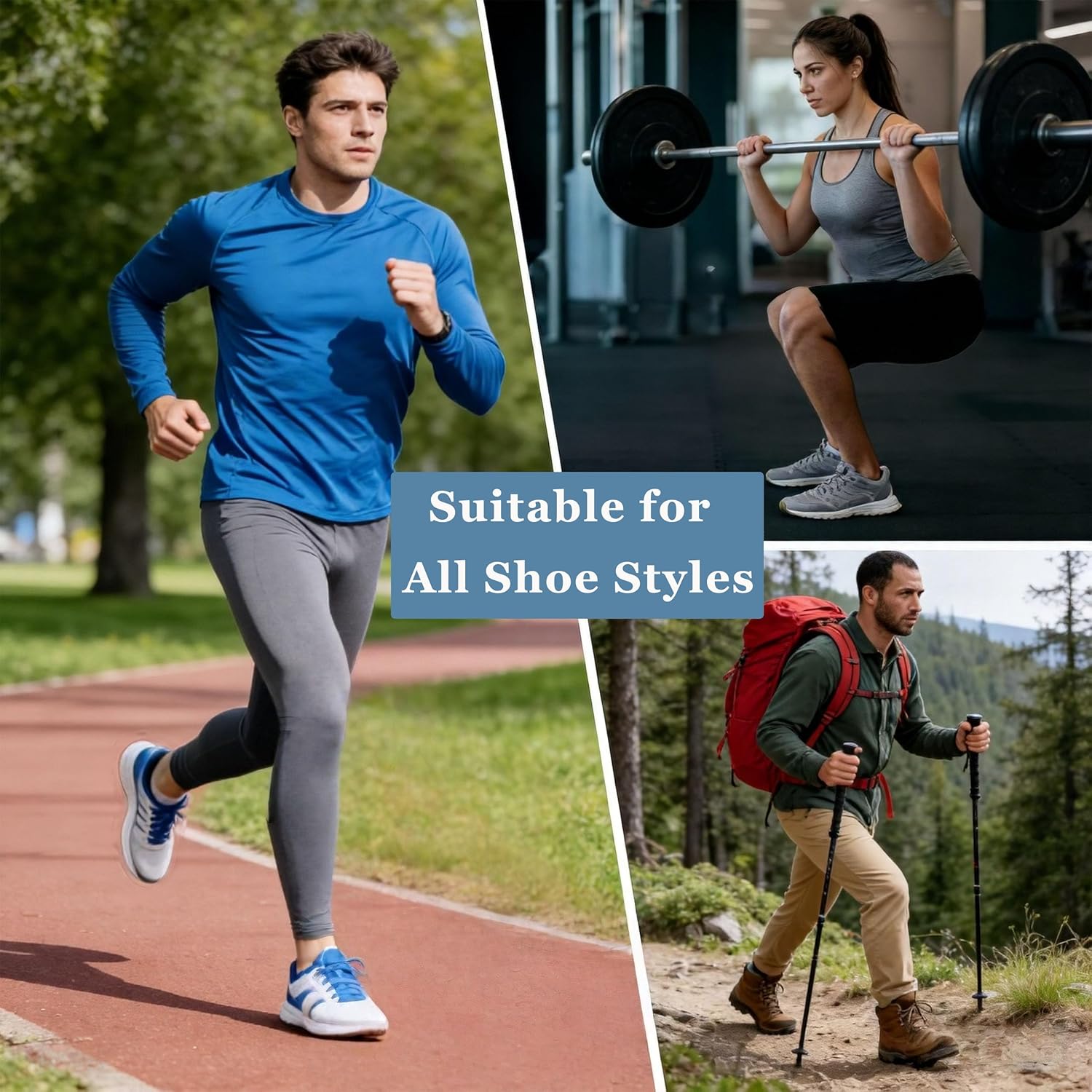 4D Cloud Steppers Insoles for Men and Women - Super Soft Comfort Memory Foam Cloud Inserts, Day-Long Comfort Arch Support with Cushioning Insoles for Shoes, Boots & Sneakers (Black, 4-7 Men) - Image 8