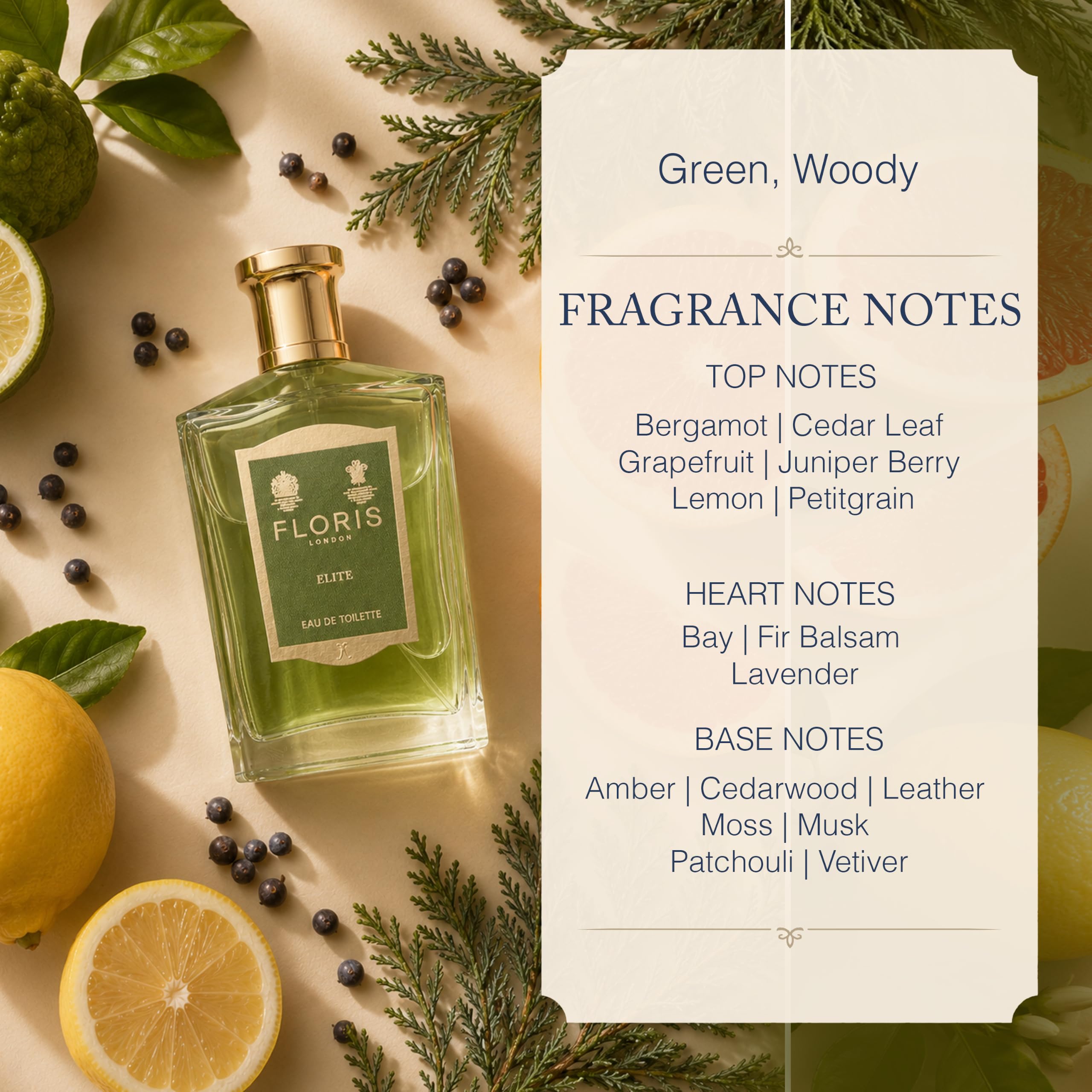 Elite by Floris London for Men - 1.7 oz EDT Spray | Amazon.com.br