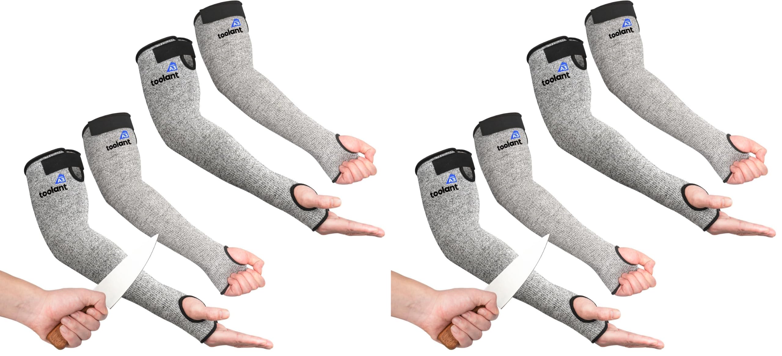 Cut Resistant Sleeves - Arm Protection for Gardening & More -17
