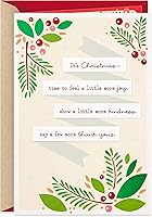 Vista 1 de Tarjeta de Navidad Hallmark (Más alegría, bondad, agradecimientos)